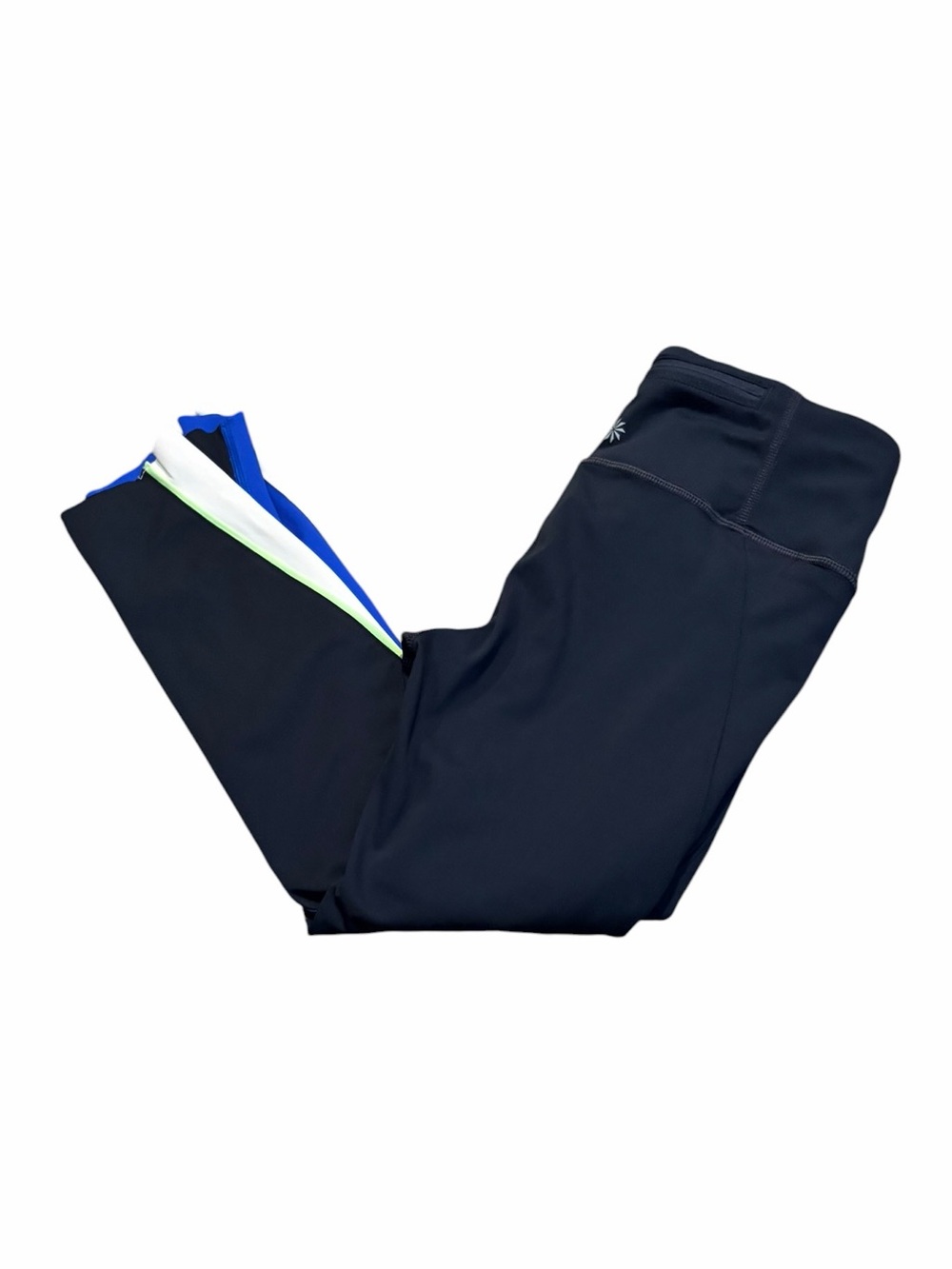 ATHLETA velocity colorblock capri